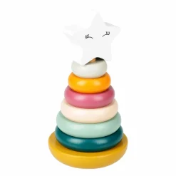 OSTARIA Pyramide à empiler bois Stella Multicolore Sale