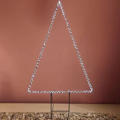 KAEMINGK Pyramide lumineuse 180 LED (H77 cm) Sapin Blanc chaud