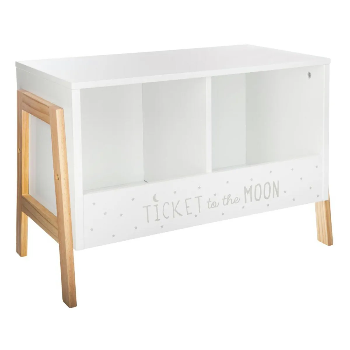ATMOSPHERA Rangement enfant casier double (H40 cm) Ecriture Blanc Online