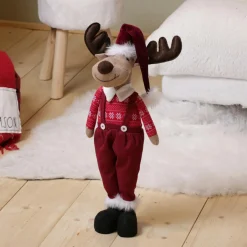KAEMINGK Renne de Noël (H60 cm) Mister Bavarois costume Rouge Online