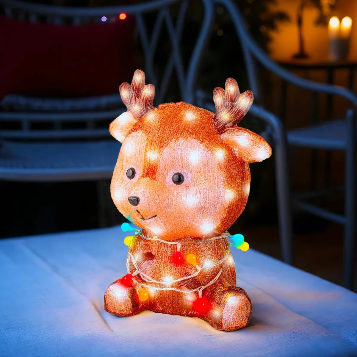 EMINZA Renne lumineux 72 LED (H38 cm) Baby Coco Multicolore Online