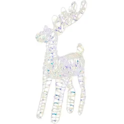 KAEMINGK Renne lumineux à piles 50 LED (H50 cm) Ice Blanc froid Blanc irisé Online