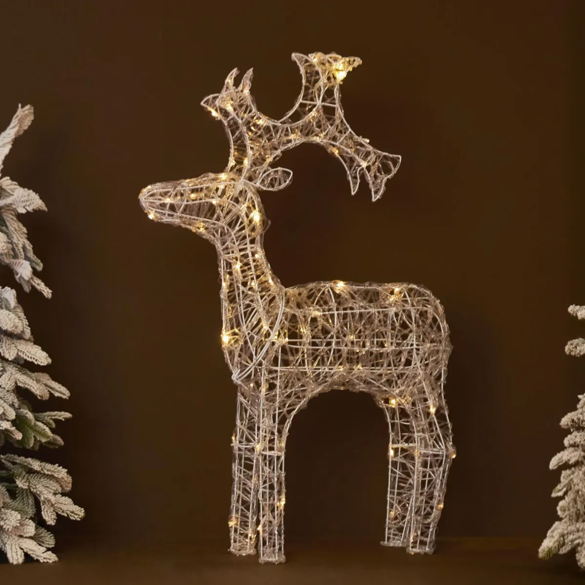 EMINZA Renne lumineux souple 80 LED (H89 cm) Skoll Blanc chaud Best