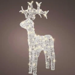EMINZA Renne lumineux souple 80 LED (H89 cm) Skoll Blanc chaud Best