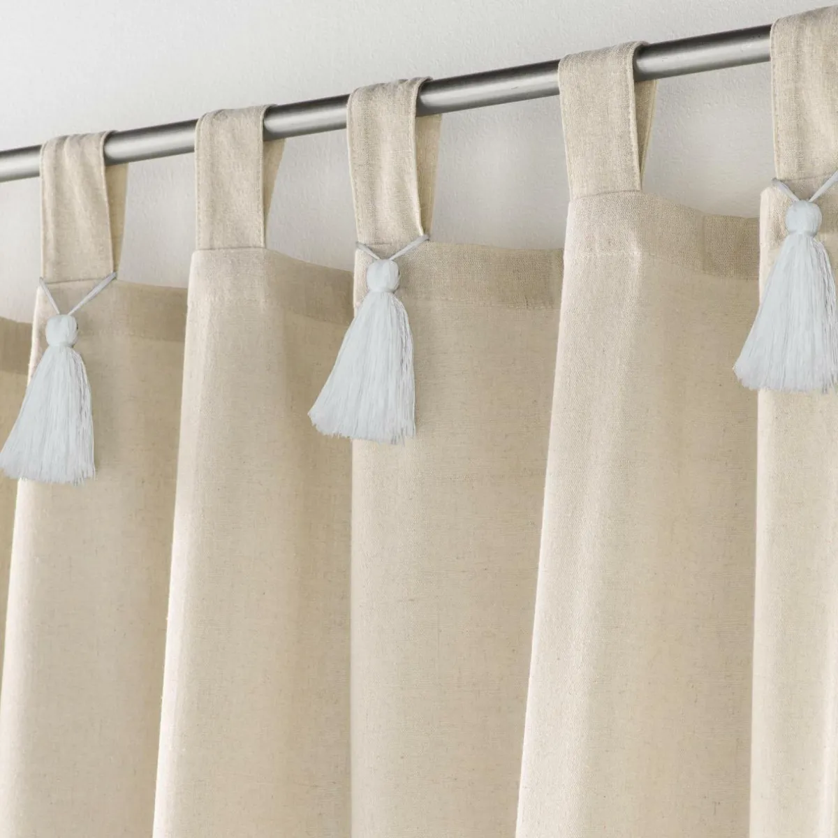douceur d'intu017drieur Rideau à passants coton (140 x 240 cm) Cyrine Beige Clearance