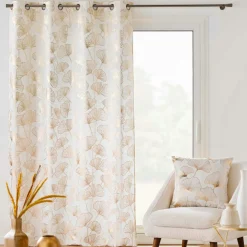 douceur d'intu017drieur Rideau (140 x 240 cm) Kenzy Beige Hot