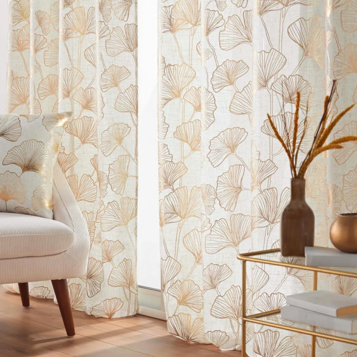 douceur d'intu017drieur Rideau (140 x 240 cm) Kenzy Beige Hot
