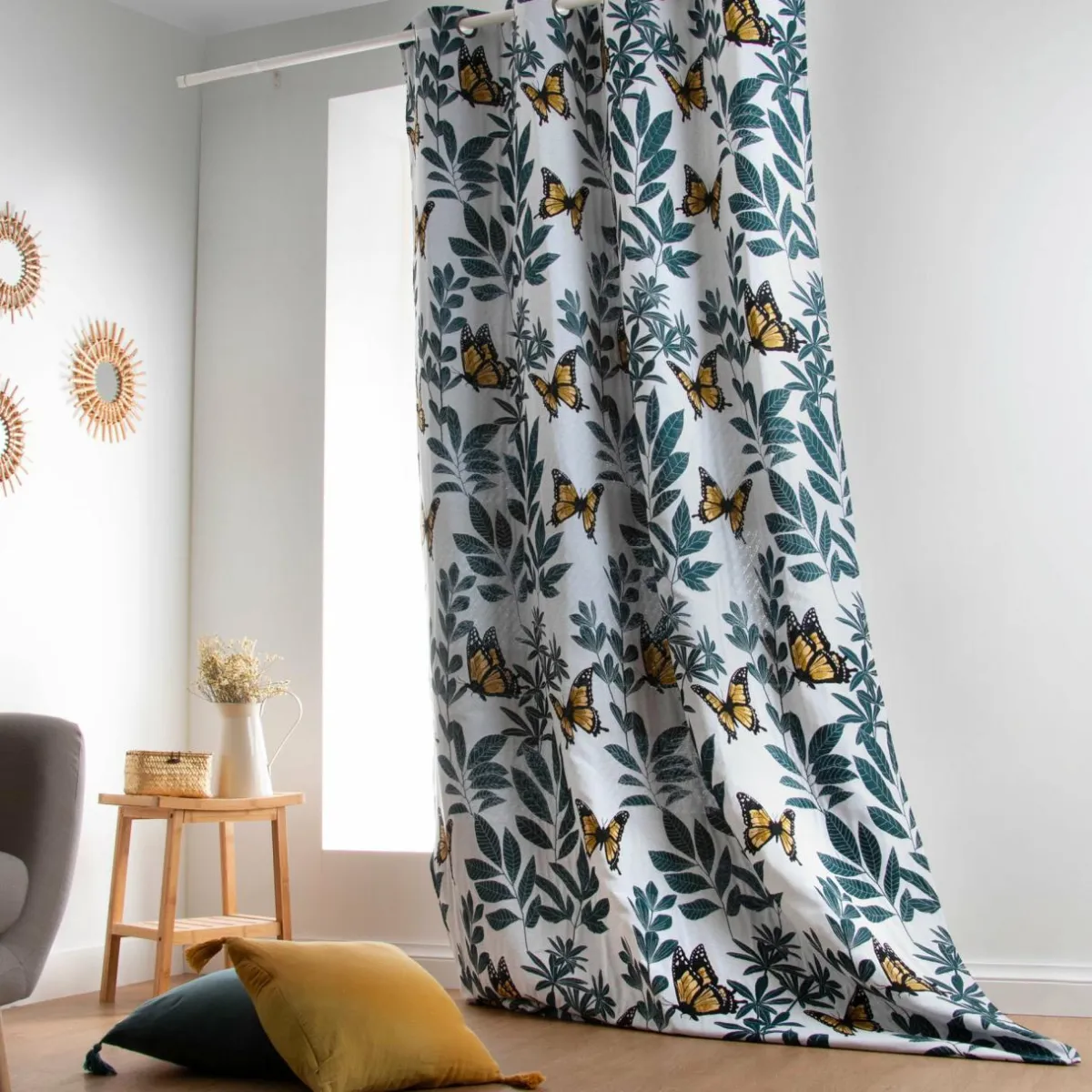 LINDER Rideau (140 x 270 cm) Mariposa Orange Hot