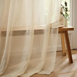 EMINZA Rideau ajustable (140 x max 300 cm) Luis Beige Sale