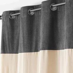 DOUCEUR D'INTERIEUR Rideau bouclette (140 x 240 cm) Tessa Gris Anthracite Sale