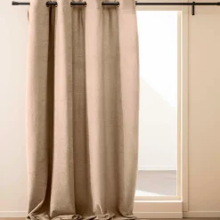 douceur d'intu017drieur Rideau bouclette (140 x 260 cm) Winona Beige Best