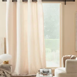 douceur d'intu017drieur Rideau bouclette (140 x 260 cm) Winona Ecru Sale