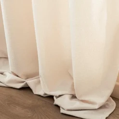 douceur d'intu017drieur Rideau bouclette (140 x 260 cm) Winona Ecru Sale