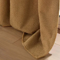 DOUCEUR D'INTERIEUR Rideau bouclette (140 x 240 cm) Wooly Camel New