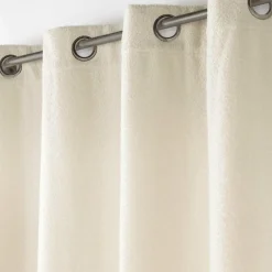 douceur d'intu017drieur Rideau bouclette (140 x 240 cm) Wooly Ecru Beige Clearance