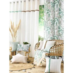 DOUCEUR D'INTERIEUR Rideau coton (140 x 240 cm) Alizée Ecru Online