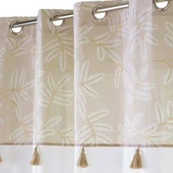 douceur d'intu017drieur Rideau coton (140 x 240 cm) Altéa Beige Sale