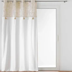 douceur d'intu017drieur Rideau coton (140 x 240 cm) Altéa Beige Sale