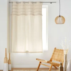 douceur d'intu017drieur Rideau coton (140 x 180 cm) Atlas Beige Hot