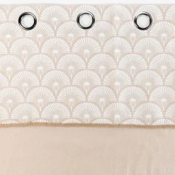DOUCEUR D'INTERIEUR Rideau coton (140 x 240 cm) Bahina Beige Outlet