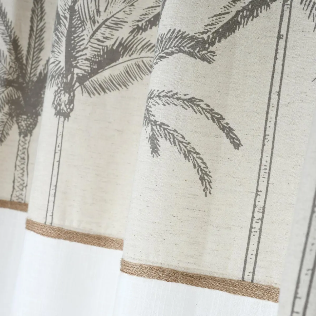LOVELY CASA Rideau coton (140 x 260 cm) Bako Beige Online
