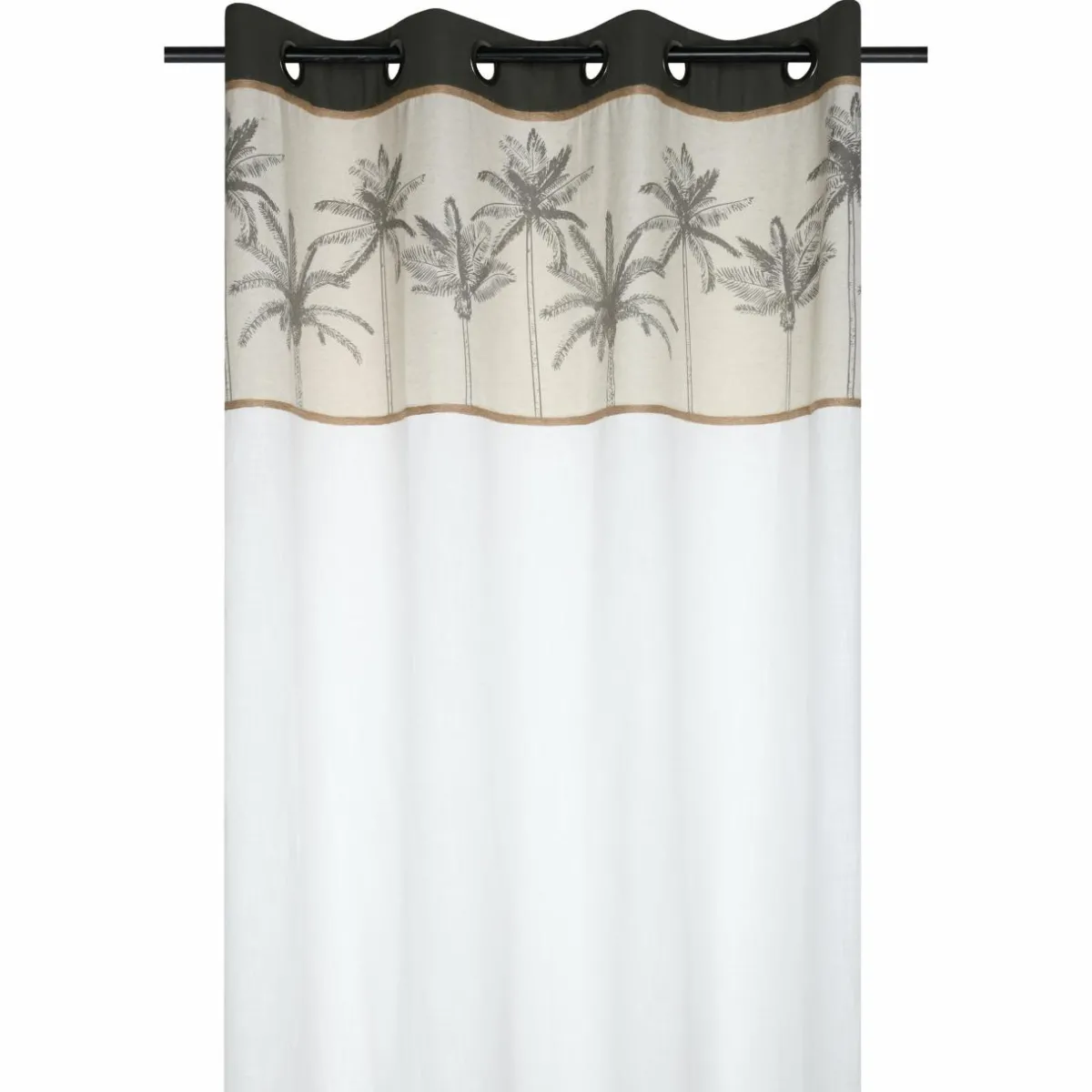 LOVELY CASA Rideau coton (140 x 260 cm) Bako Beige Online