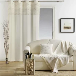 DOUCEUR D'INTERIEUR Rideau coton (140 x 240 cm) Golden Sunset Or New