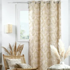STOF Rideau coton (140 x 260 cm) Hemera Taupe