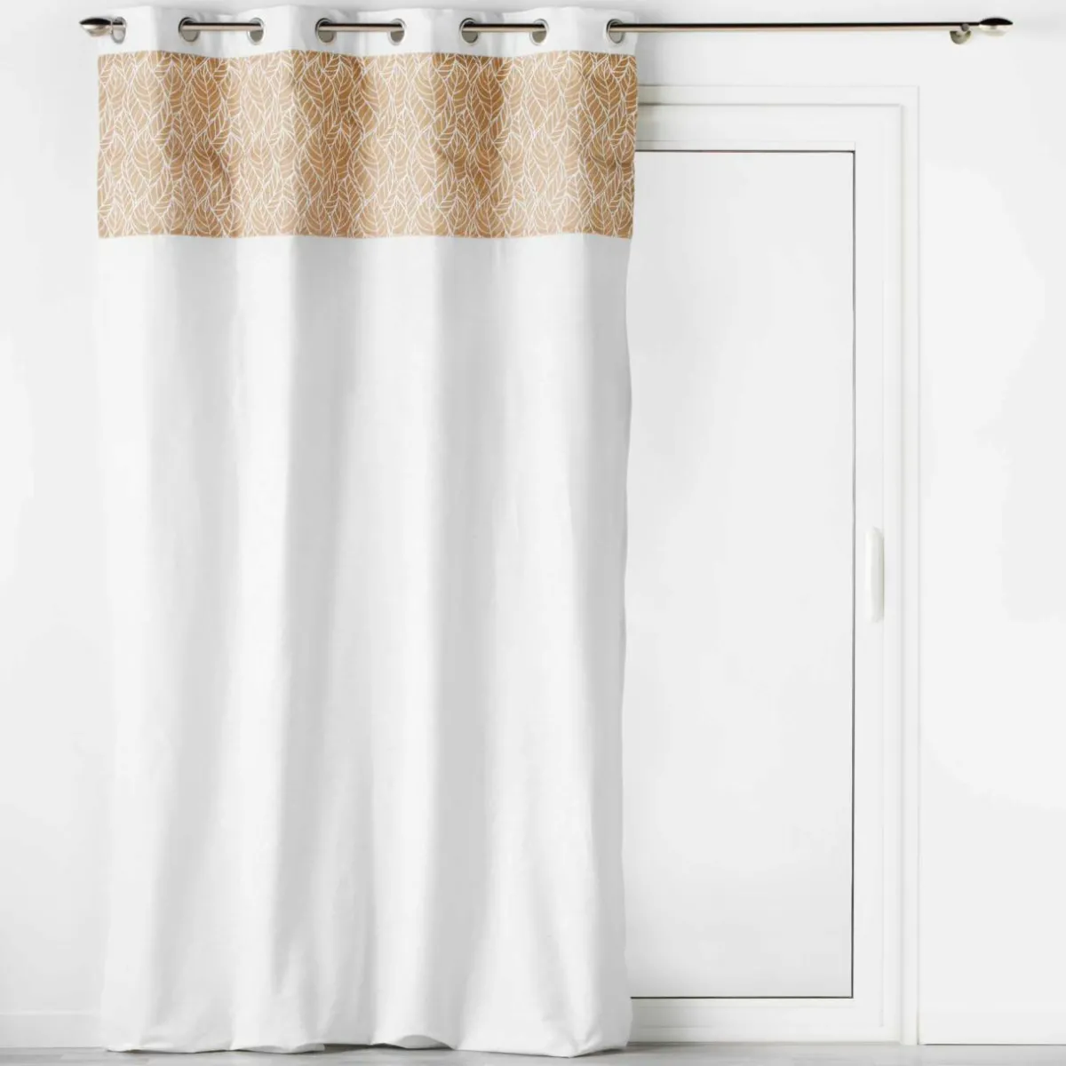 DOUCEUR D'INTERIEUR Rideau coton (140 x 240 cm) Kalinda Blanc Hot
