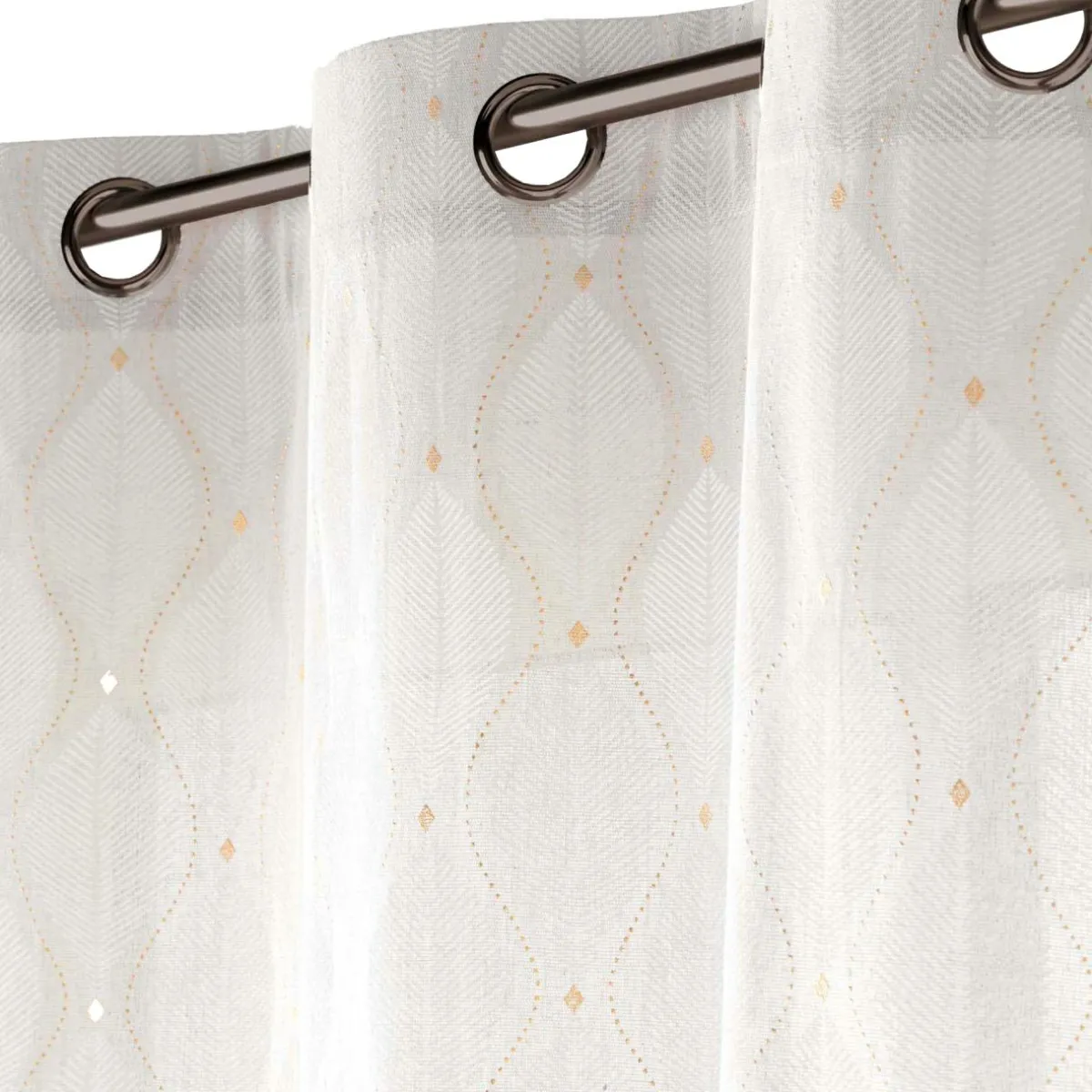douceur d'intu017drieur Rideau coton (140 x 240 cm) Maho Blanc Best