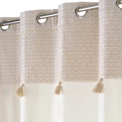 douceur d'intu017drieur Rideau coton (140 x 240 cm) Milano Beige Discount