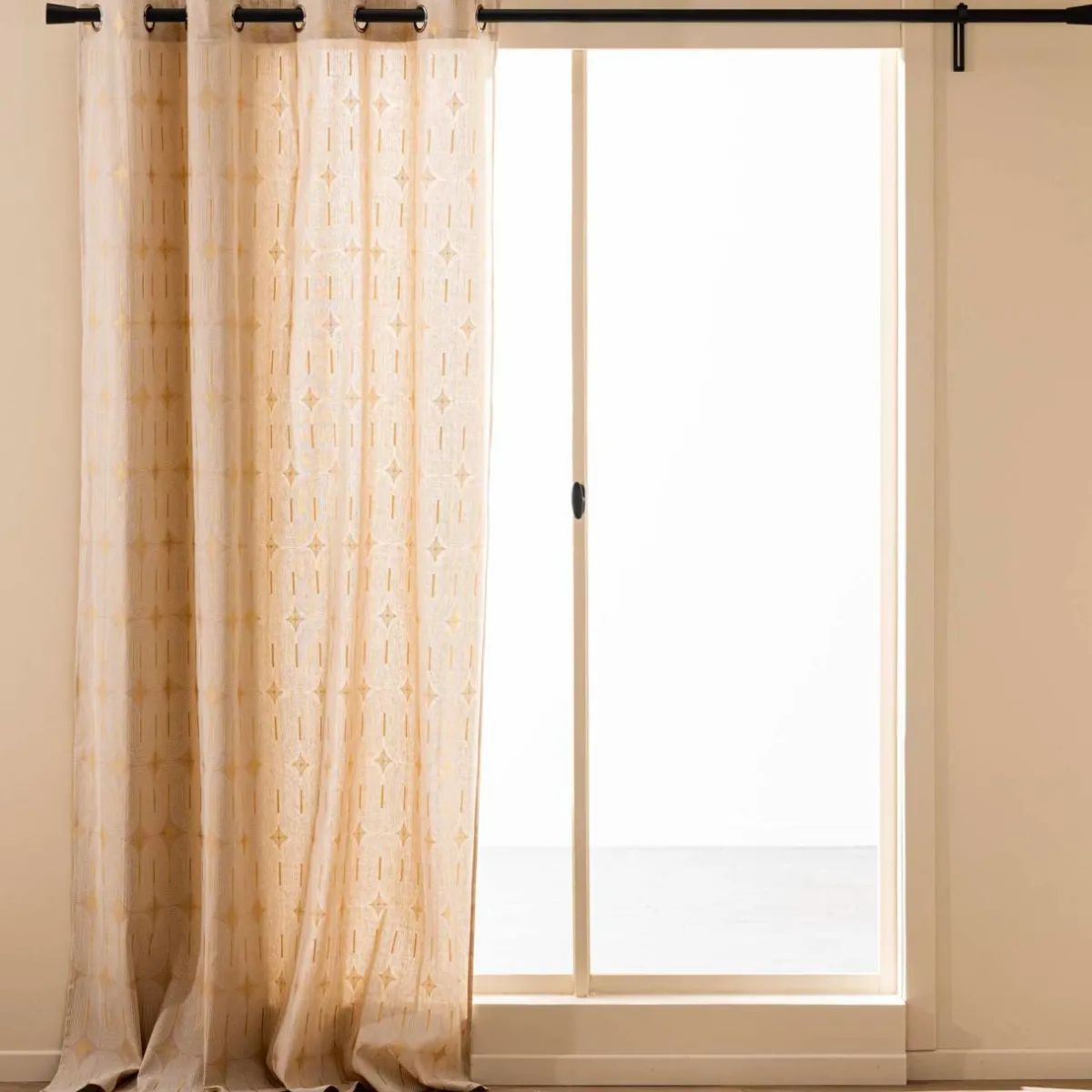 douceur d'intu017drieur Rideau coton (140 x 280 cm) Ondine Blanc Sale