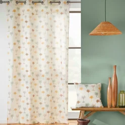 douceur d'intu017drieur Rideau coton (140 x 240 cm) Palmelia Beige Hot
