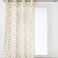 douceur d'intu017drieur Rideau coton (140 x 280 cm) Palmelia Beige Hot