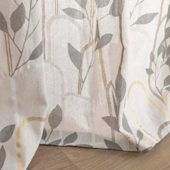 douceur d'intu017drieur Rideau coton (140 x 240 cm) Roseris Gris Hot