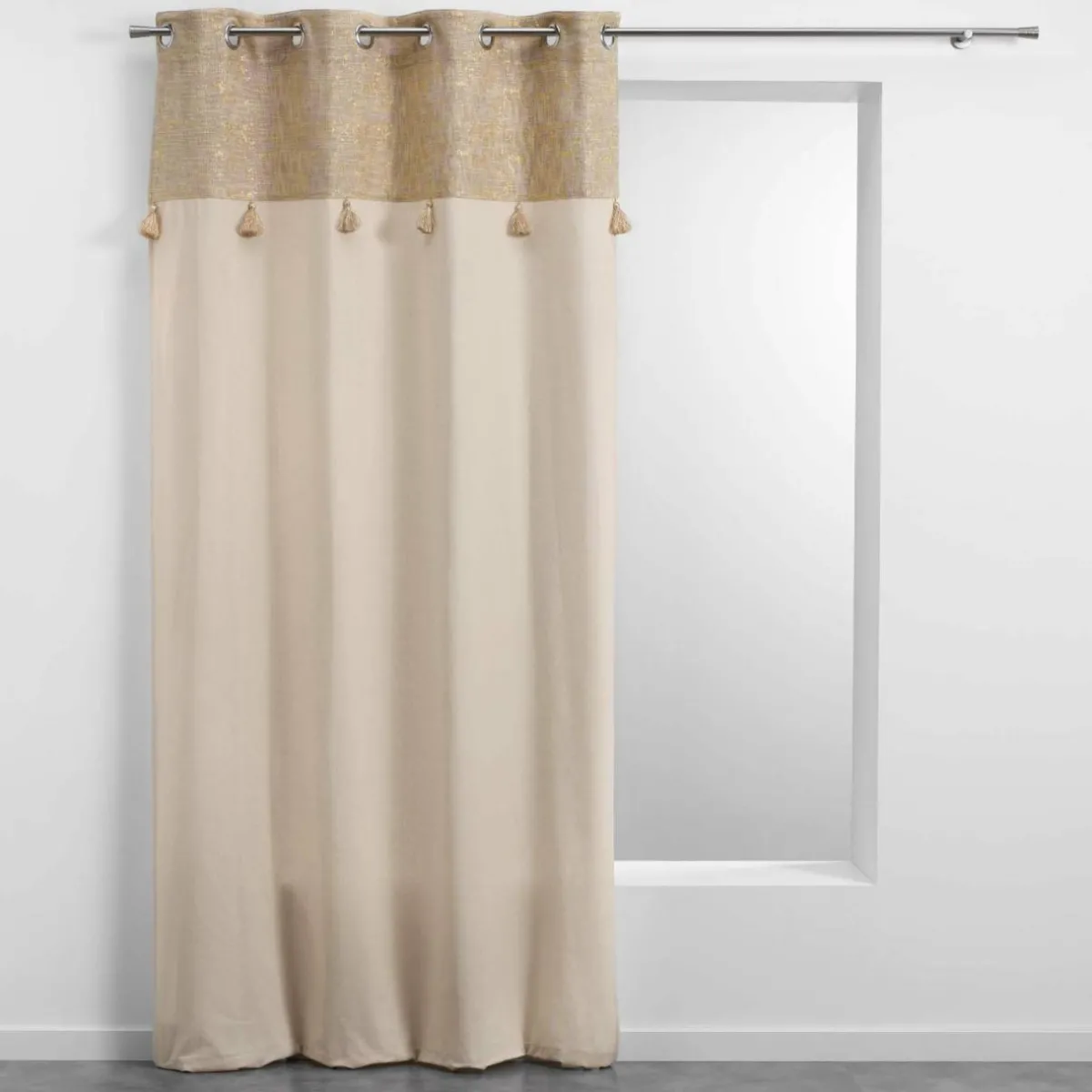 DOUCEUR D'INTERIEUR Rideau coton (140 x 240 cm) Sultan Ecru Outlet
