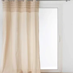 douceur d'intu017drieur Rideau coton tufté (140 x 240 cm) Hilary Beige Clearance