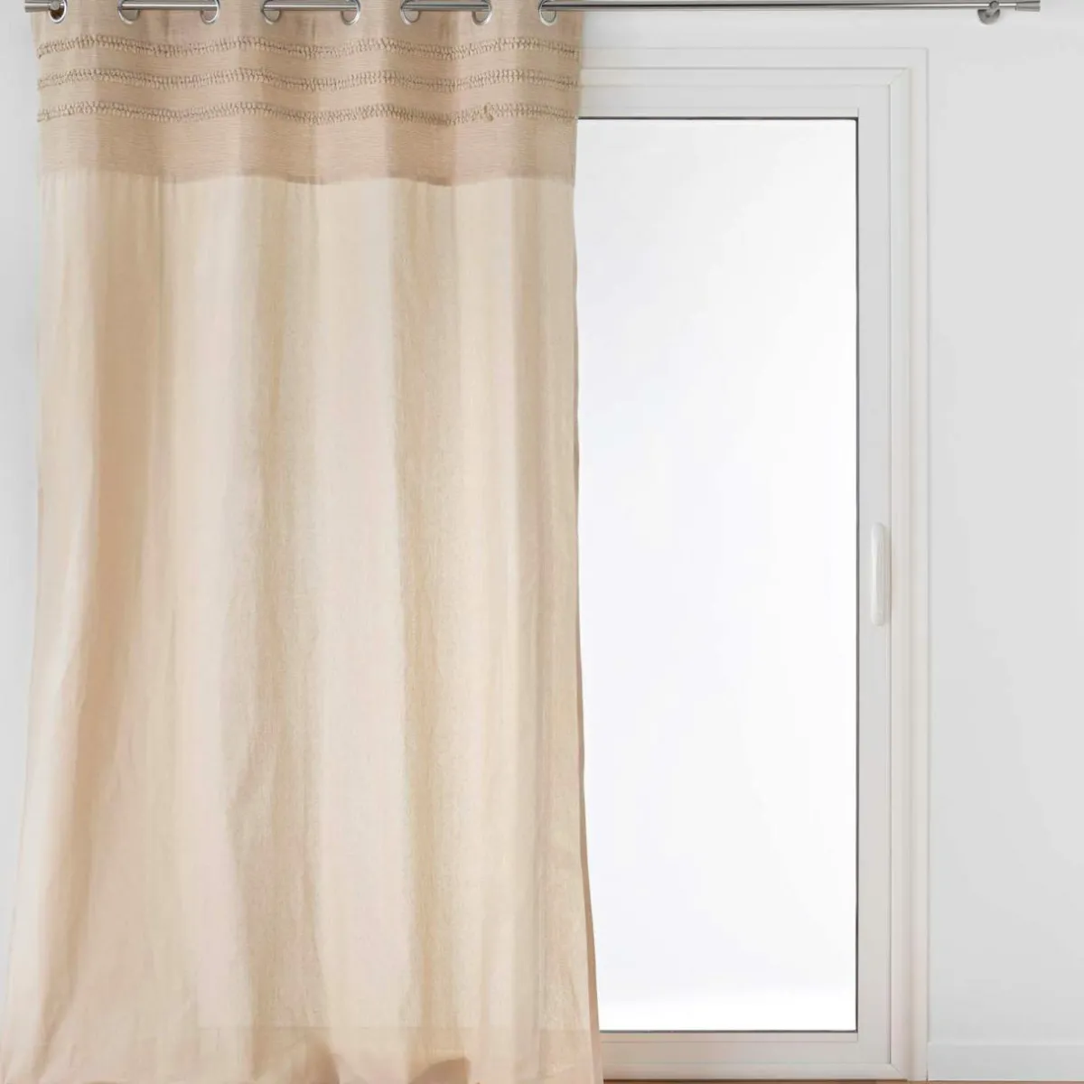 douceur d'intu017drieur Rideau coton tufté (140 x 240 cm) Hilary Beige Clearance