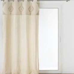 douceur d'intu017drieur Rideau coton tufté (140 x 240 cm) Kamary Beige Outlet