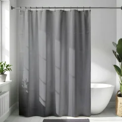 TENDANCE Rideau de douche à anneaux (180 x 200 cm) Diamants Gris Online