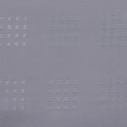 TENDANCE Rideau de douche avec œillets integrés (180 x 200 cm) Carrés Gris