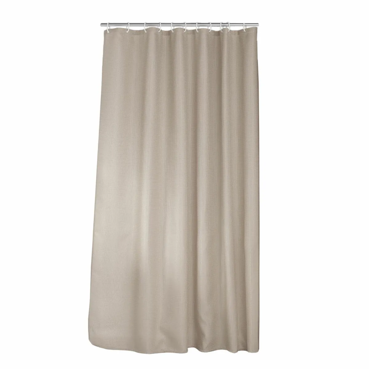 douceur d'intu017drieur Rideau de douche effet tissé à anneaux (180 x 200 cm) Quartz Taupe Hot