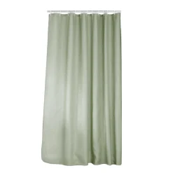 douceur d'intu017drieur Rideau de douche effet tissé à anneaux (180 x 200 cm) Quartz Vert sauge Online