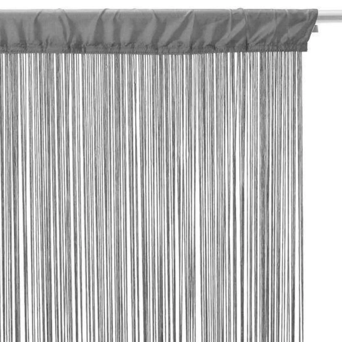ATMOSPHERA Rideau de fil (90 x H200 cm) Uni Gris Outlet