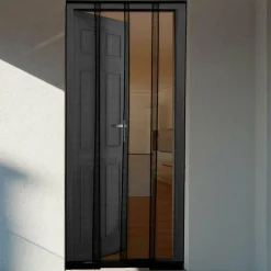LUANCE Rideau de porte moustiquaire (H230 x L100 cm) Noir Sale
