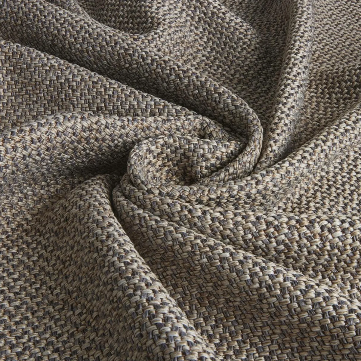 EMINZA Rideau effet chiné (140 x 240 cm) James galet Gris Outlet