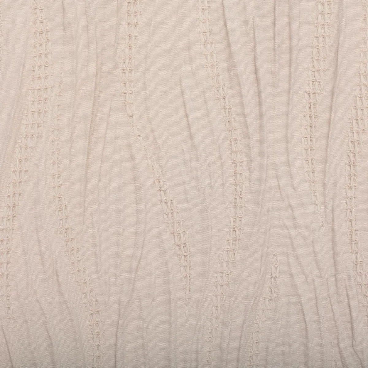 Atmosphera, cru017dateur d'intu017drieur Rideau effet plissé (135 x 260 cm) Maely Ecru Clearance