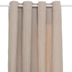Atmosphera, cru017dateur d'intu017drieur Rideau effet plissé (135 x 260 cm) Maely Ecru Clearance