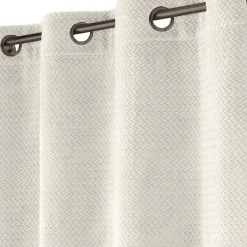 douceur d'intu017drieur Rideau flanelle relief (140 x 240 cm) Flanela Ecru Online