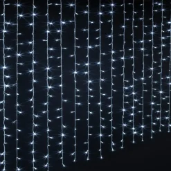 Feeric Lights & Christmas Rideau lumineux H1,5 m L0,90 m 200 LED Blanc froid Outlet